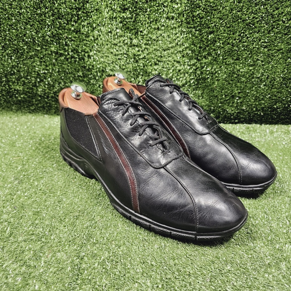 Allen Edmonds Rambler Black Leather Casual Oxford Sneakers Mens Size 13 B